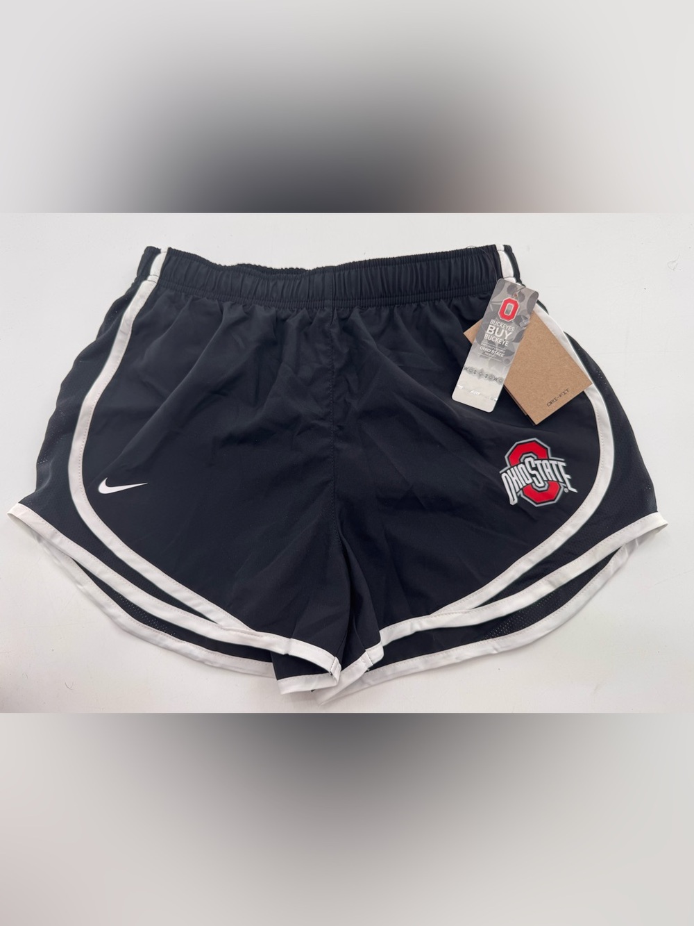 Ohio State Buckeyes Shorts Nike Tempo Running Jogging Lined DriFit Shorts S